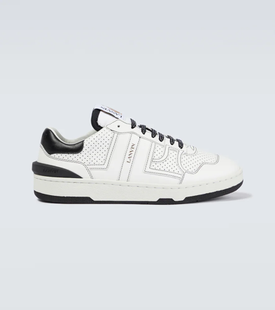 Lanvin Clay Sneakers In White Leather