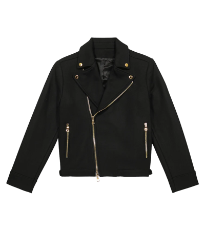 Balmain Kids' Wool-blend Jacket In Black