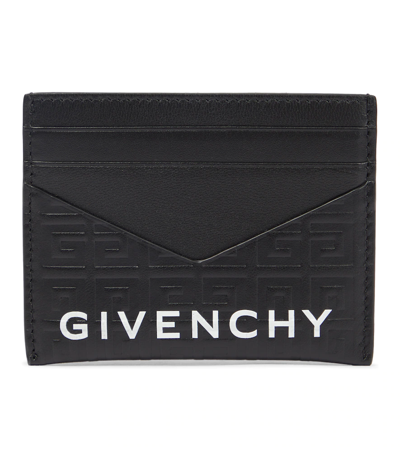 Givenchy Leather Card Holder In Black