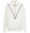 Varley Tennis Calva Cotton Sweater In White