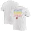 Fanatics Men's  White San Francisco 49ers Big And Tall City Pride T-shirt In White