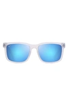 Maui Jim Stone Shack 55mm Polarizedplus2® Square Sunglasses In Matte Crystal