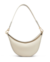 Loewe Luna Small Flap Leather Shoulder Bag In Light Oat