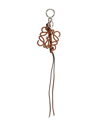 Loewe Brown Leather Anagram Pendant In 2530 Tan