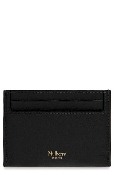 Mulberry Leather Card Case In Black