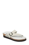 Mephisto 'helen' Sandal In Soft White Waxy Leather