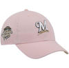 47 Brand '47 Pink Milwaukee Brewers 2002 Mlb All-star Game Double Under Clean Up Adjustable Hat In Pink