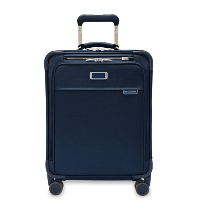 Briggs & Riley Carry-on Baseline Global Spinner Suitcase (53.5cm) In Navy