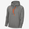 Nike Wnba  Fleece Pullover Hoodie In Grey