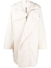 Rick Owens Padded Oversized Parka In Neutrals