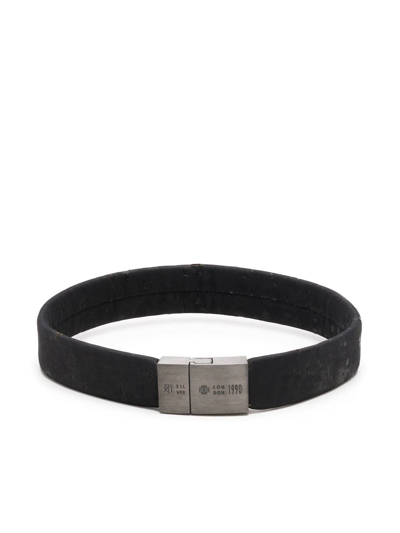 Tateossian Oporto Slide Bracelet In Black