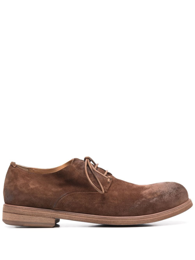Marsèll Suede Lace-up Shoes In Braun