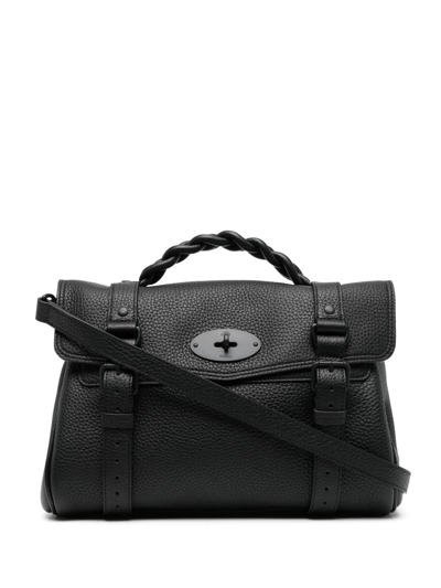 Mulberry Oversized Alexa Shoulder Bag In Schwarz