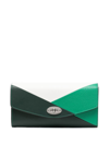 MULBERRY DARLEY COLOUR-BLOCKED WALLET