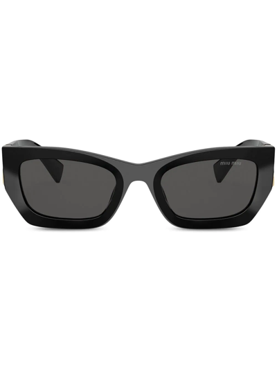 MIU MIU RECTANGLE FRAME SUNGLASSES