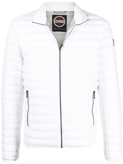 Colmar Logo Quilted Jacket In White