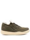 DIADORA PANELLED LACE-UP SNEAKERS
