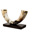 Ladorada Horn & Leather Candleholder