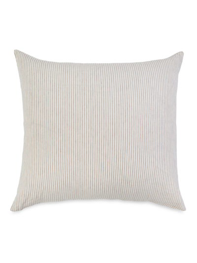 Pom Pom At Home Connor Linen-cotton Euro Sham In Ivory Amber