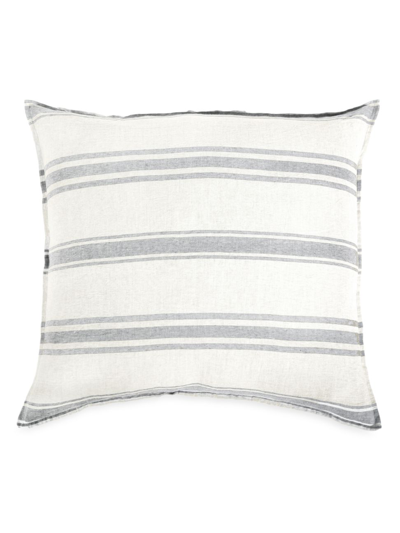 Pom Pom At Home Jackson Striped Euro Sham In Cream Grey