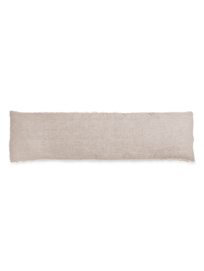 Pom Pom At Home Logan Woven Body Pillow In Terracotta