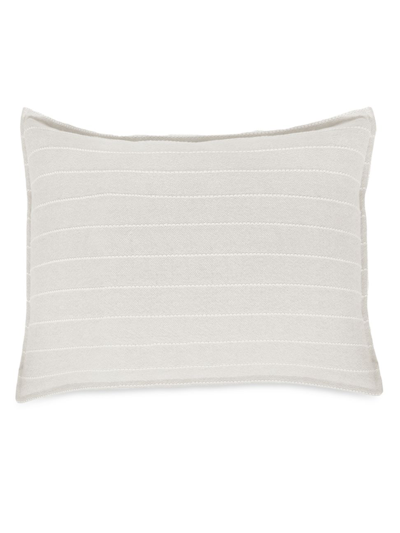 Pom Pom At Home Henley Hand-loomed Pillow In Oat