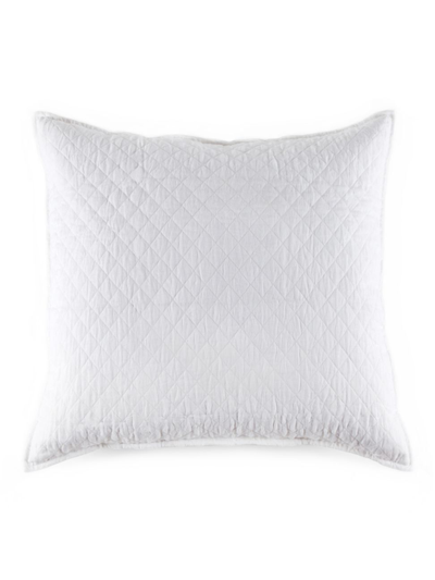 Pom Pom At Home Hampton White Large, Euro Sham