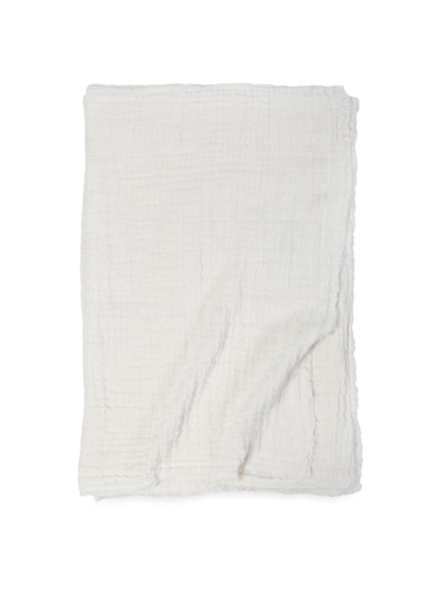 Pom Pom At Home Hermosa Oversized Throw Blanket In Cream