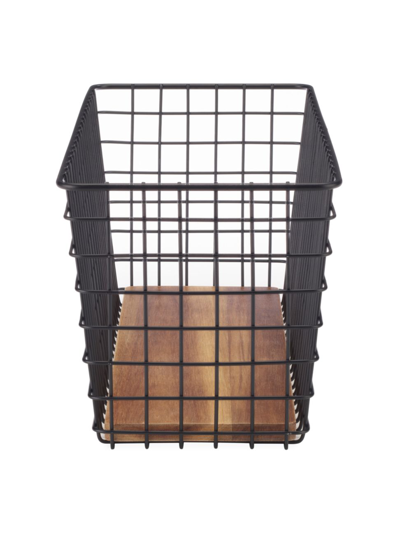 Neat Method Metal Grid Basket In Black
