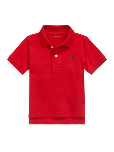 Polo Ralph Lauren Baby Boy's Cotton Interlock Polo In Red