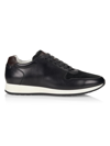 To Boot New York Aegis Leather Trainers In Softy Nero