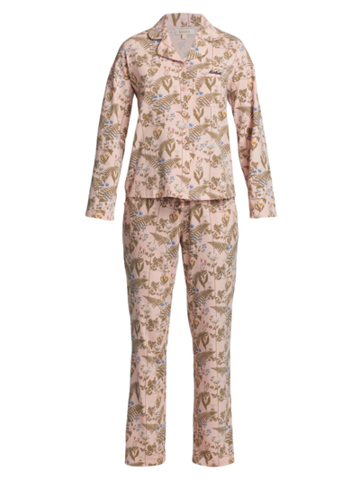 Barbour Nina 2-piece Pajama Set In Petal Pink
