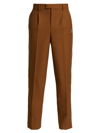 Vtmnts Barcode Wool Tailored Pants In Brown