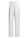 Loulou Studio Linen-blend Pull-on Pants In Ivory
