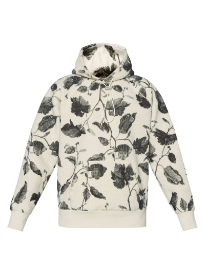 Erdem Christian Sherpa Hoodie In Black Multi