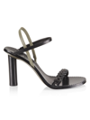 Rag & Bone Infinity Cylinder-heel Slingback Sandals In Black