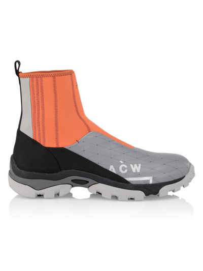 A-cold-wall* Nc.1 Dirt Boots In Bright Orange