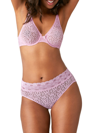 Wacoal Halo Lace Underwire Bra In Fragrant Lilac