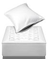 ALLIED HOME PURE WEAVE ALLERGEN BARRIER 2 PIECE MATTRESS PAD AND PILLOW PROTECTOR BUNDLE, TWIN