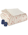 Shavel Micro Flannel 7 Layers Of Warmth Queen Electric Blanket Bedding In Cardinals