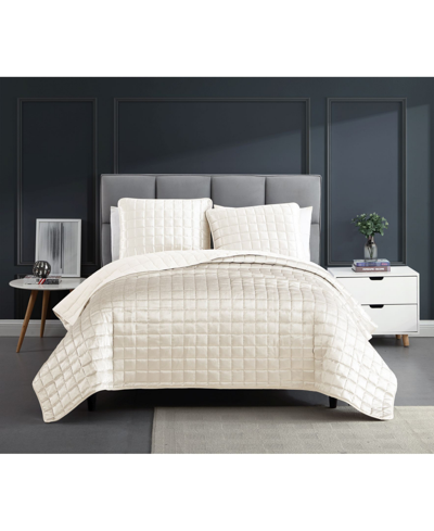 Riverbrook Home Lyndon 3 Piece Full/queen Coverlet Set In White