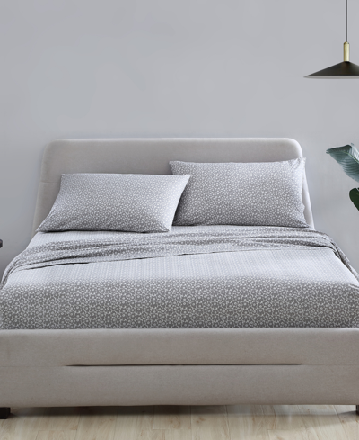 Marimekko Pikkuinen Unikko 2 Piece Standard Pillowcase Set Bedding In Gray Pikkuinen