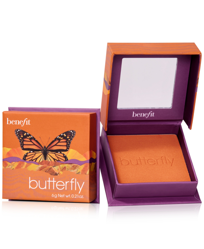 Benefit Cosmetics Wanderful World Silky-soft Powder Blush In Butterfly (orange)