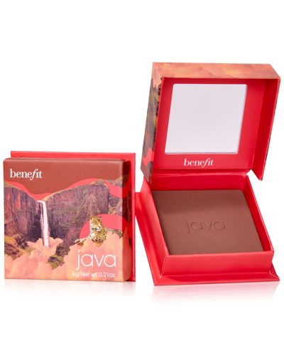 Benefit Cosmetics Wanderful World Silky-soft Powder Blush In Java (mocha)