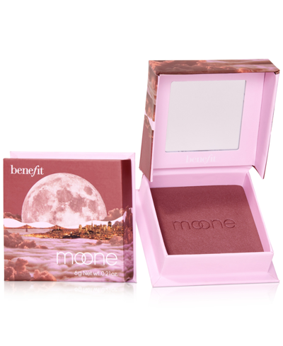 Benefit Cosmetics Wanderful World Silky-soft Powder Blush In Moone (deep Berry)