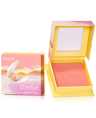 Benefit Cosmetics Wanderful World Silky-soft Powder Blush In Shellie (medium Pink)