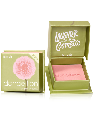 Benefit Cosmetics Wanderful World Silky-soft Powder Blush Mini In Dandelion (light Pink) Mini