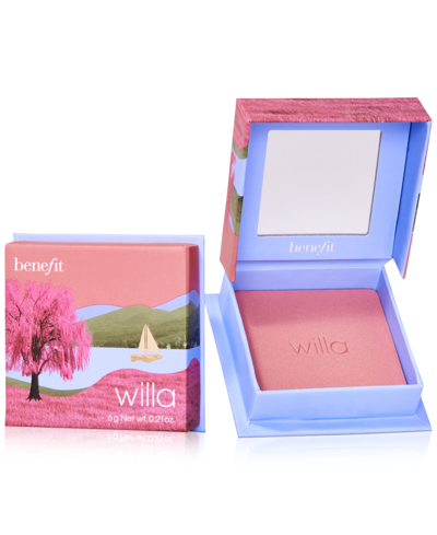 Benefit Cosmetics Wanderful World Silky-soft Powder Blush In Willa (nude)