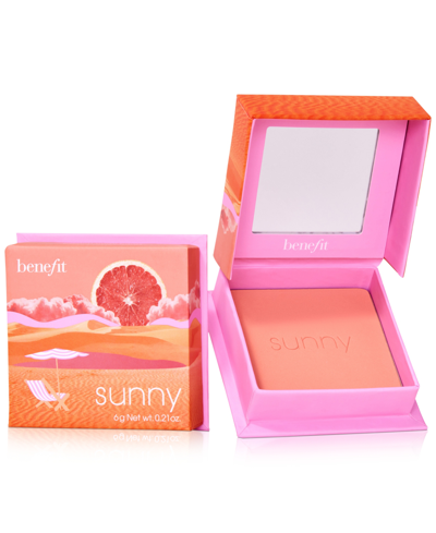 Benefit Cosmetics Wanderful World Silky-soft Powder Blush In Sunny (coral)