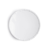 Q Squared Melamine Zen Bamboo 11" Dinner Plates, Set Of 4 In White